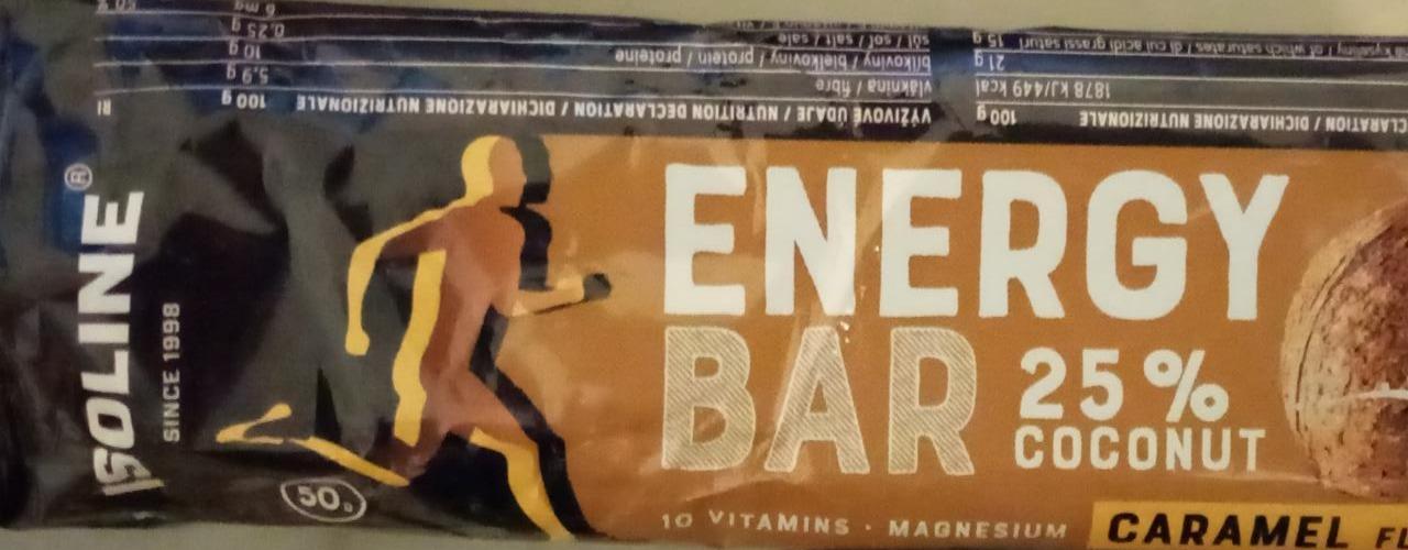 Fotografie - Energy Bar 25% Coconut Caramel Isoline