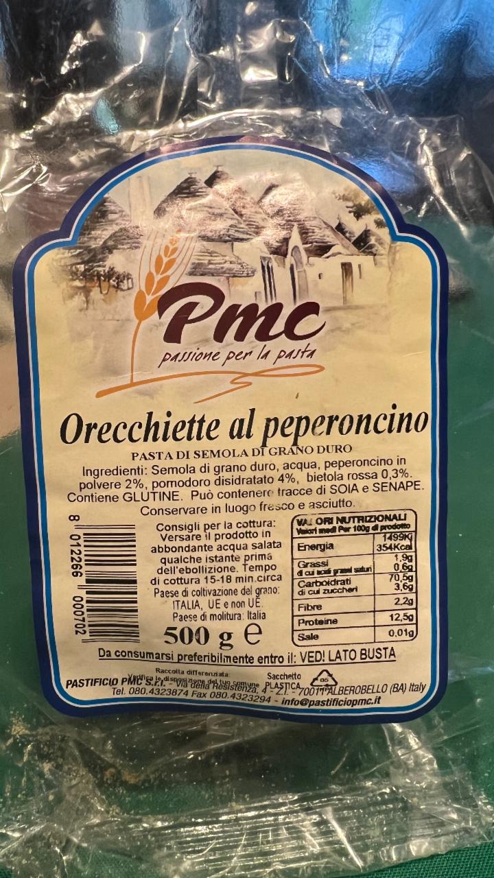 Fotografie - Orecchiette al peperoncino Pmc