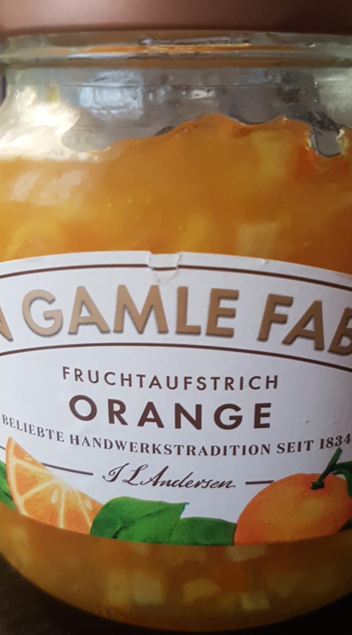 Fotografie - Fruchtaufstrich Orange Den Gamle Fabrik