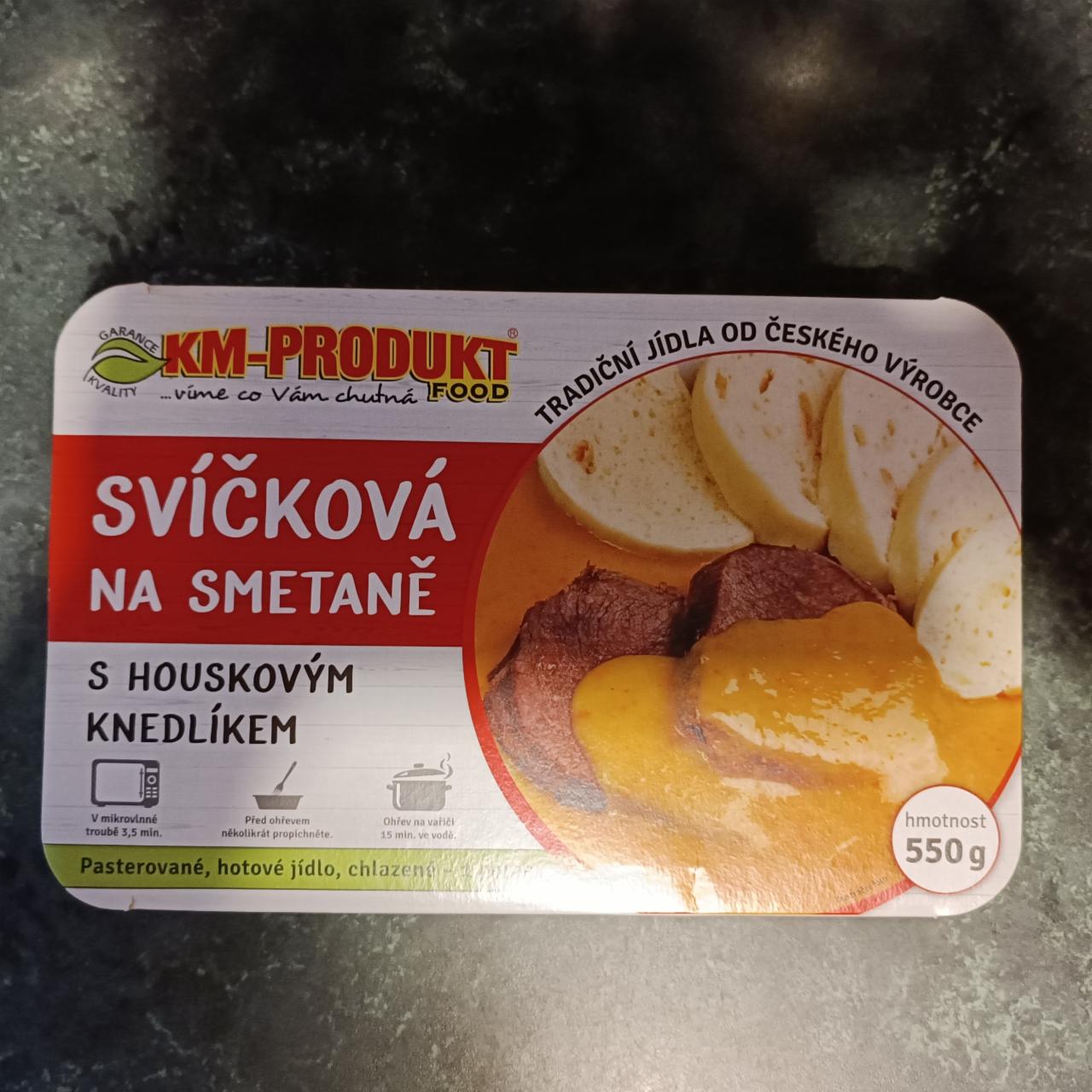 Fotografie - Svíčková na smetaně s houskovým knedlíkem KM-produkt