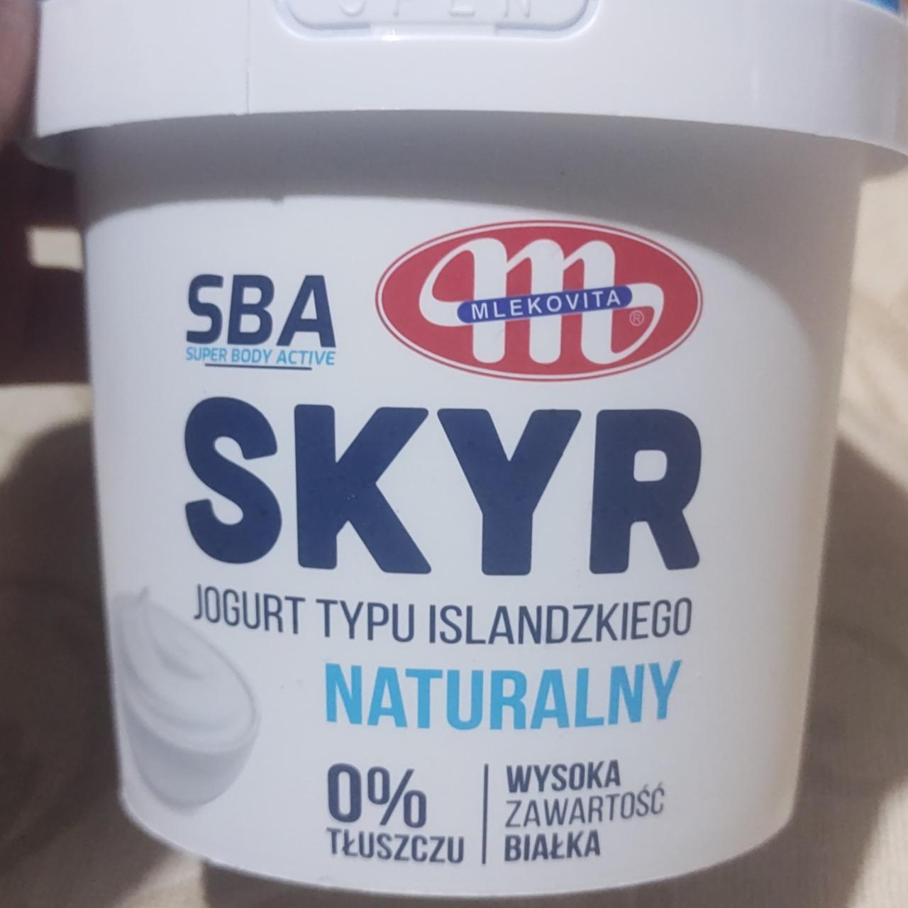 Fotografie - Skyr jogurt typu islandzkiego naturalny 0% Mlekovita