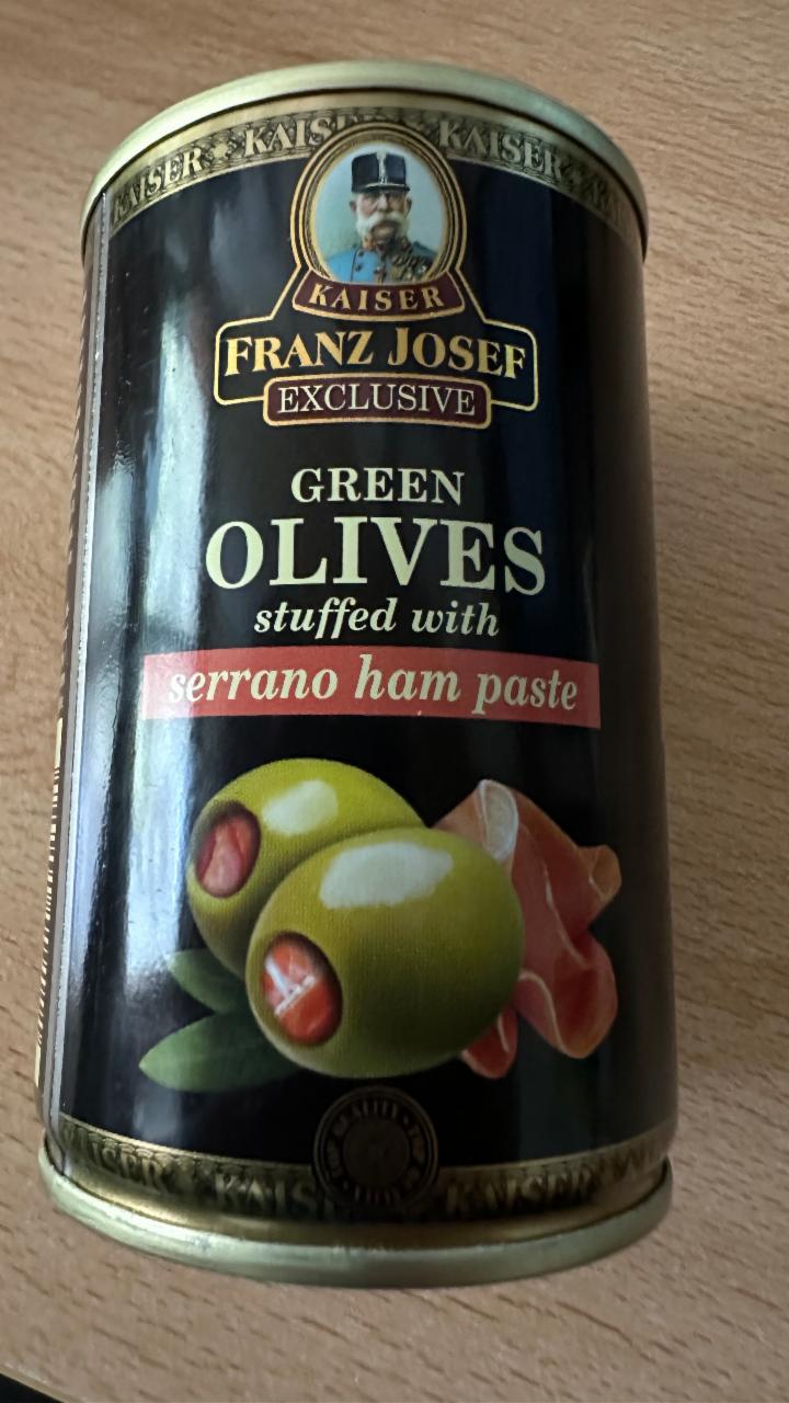 Fotografie - Green olives stuffed with serrano ham paste Kaiser Franz Josef exclusive