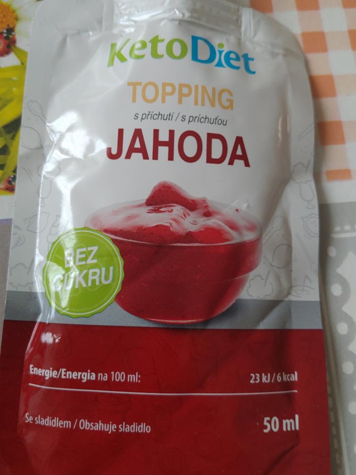 Fotografie - Topping Jahoda Ketodiet