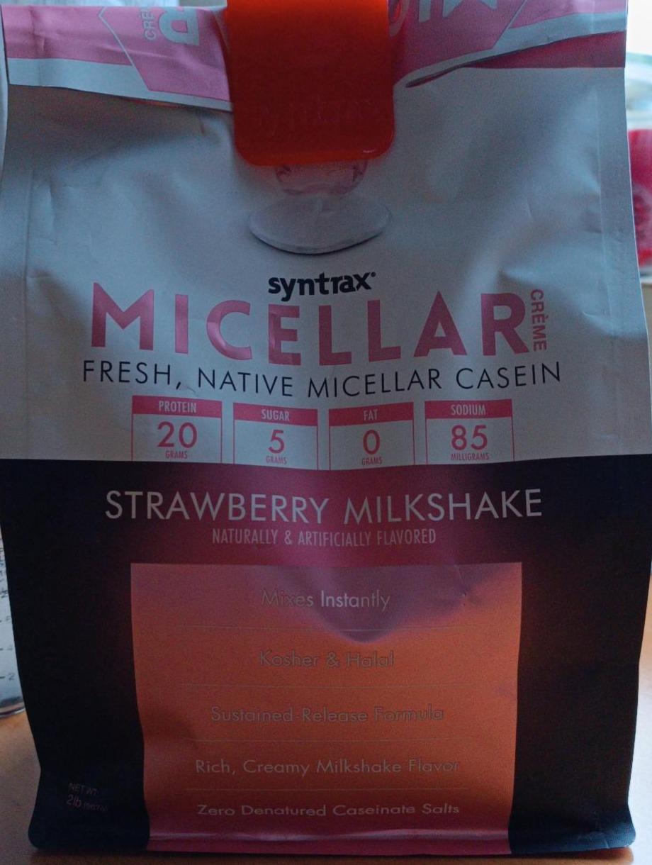 Fotografie - micellar créme Strawberry Syntrax