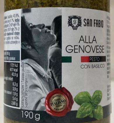 Fotografie - Alla genovese pesto con basilico San Fabio