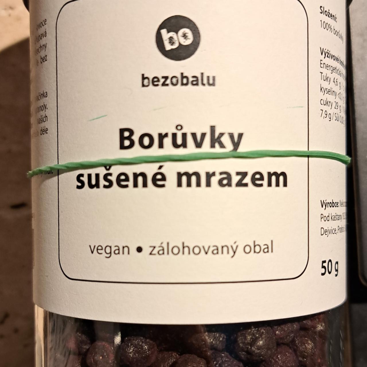 Fotografie - Borůvky sušené mrazem Bezobalu