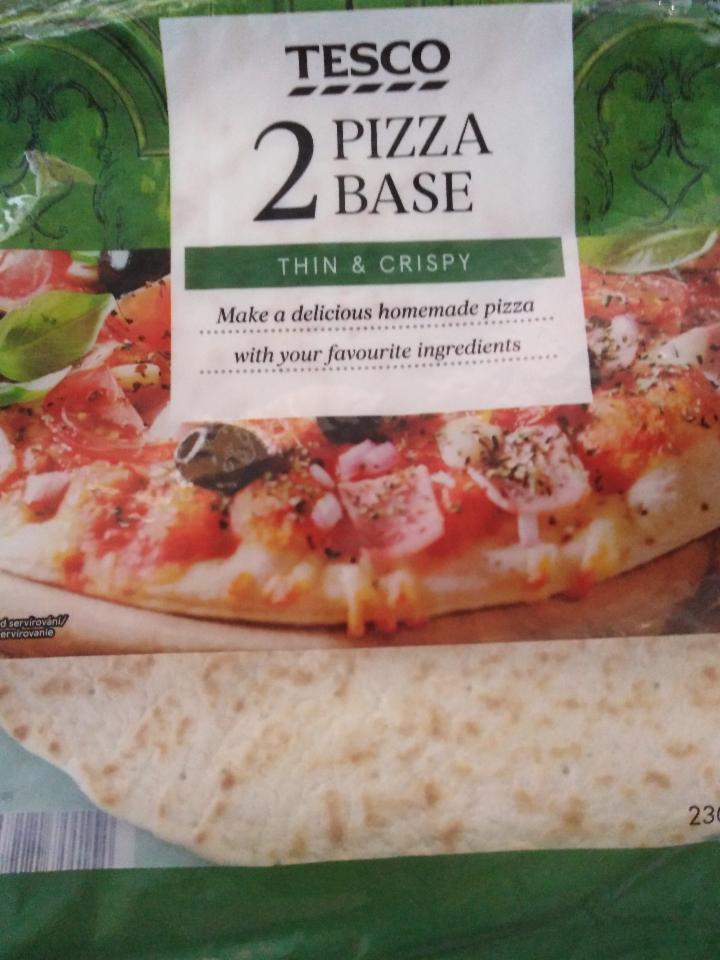 Fotografie - Pizza base Tesco