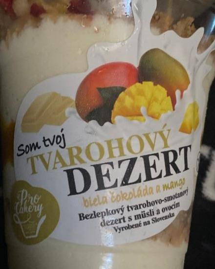 Fotografie - Som tvoj Tvarohový dezert biela čokoláda a mango ProCakery