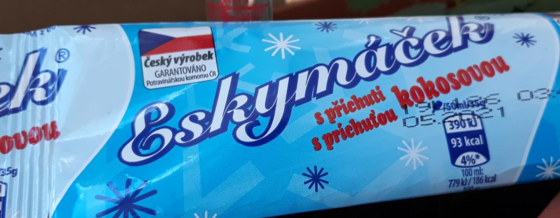 Fotografie - Eskymáček s kokosovou příchutí Tipafrost