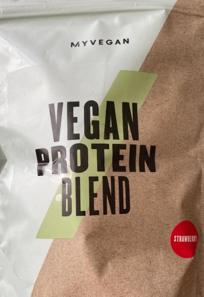 Fotografie - Vegan Protein Blend Strawberry MyVegan