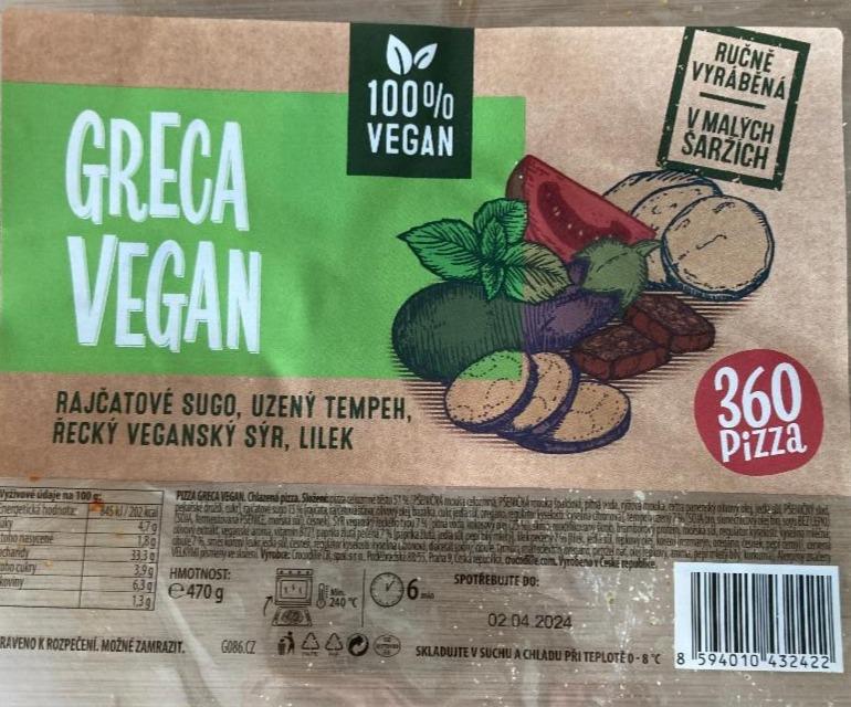 Fotografie - Greca Vegan 360 Pizza