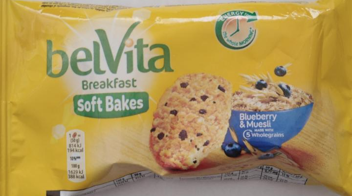 Fotografie - breakfast Soft Bakes Blueberry BelVita