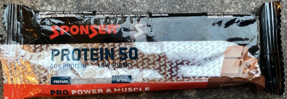 Fotografie - Protein 50 Bar Chocolate Sponser