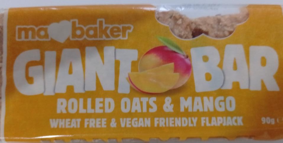 Fotografie - Giant Bar Rolled Oats & Mango Ma Baker