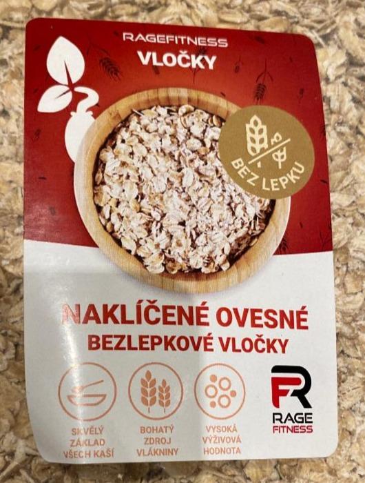 Fotografie - Naklíčené ovesné bezlepkové vločky Rage Fitness