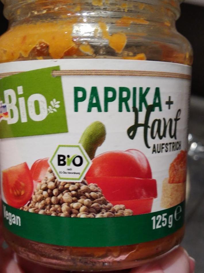 Fotografie - Bio paprika + hanf aufstrich dmBio