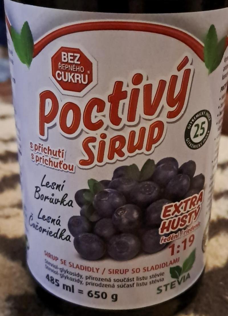 Fotografie - Poctivý sirup Lesní borůvka