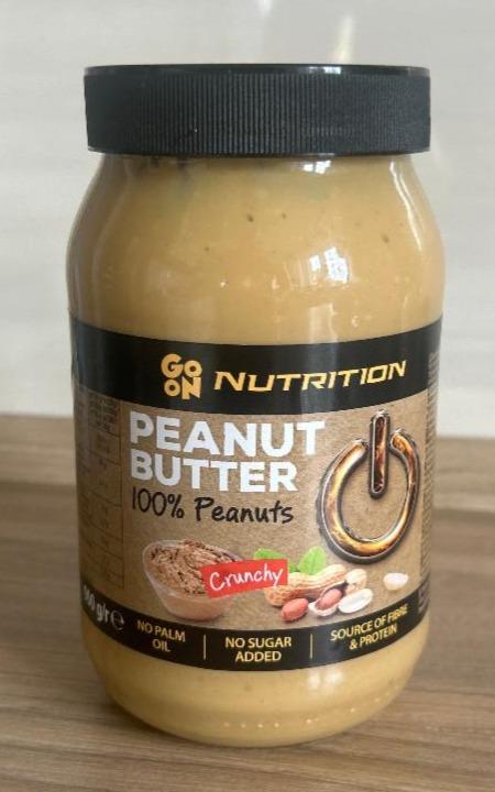 Fotografie - Peanut butter 100% peanuts crunchy Go On Nutrition