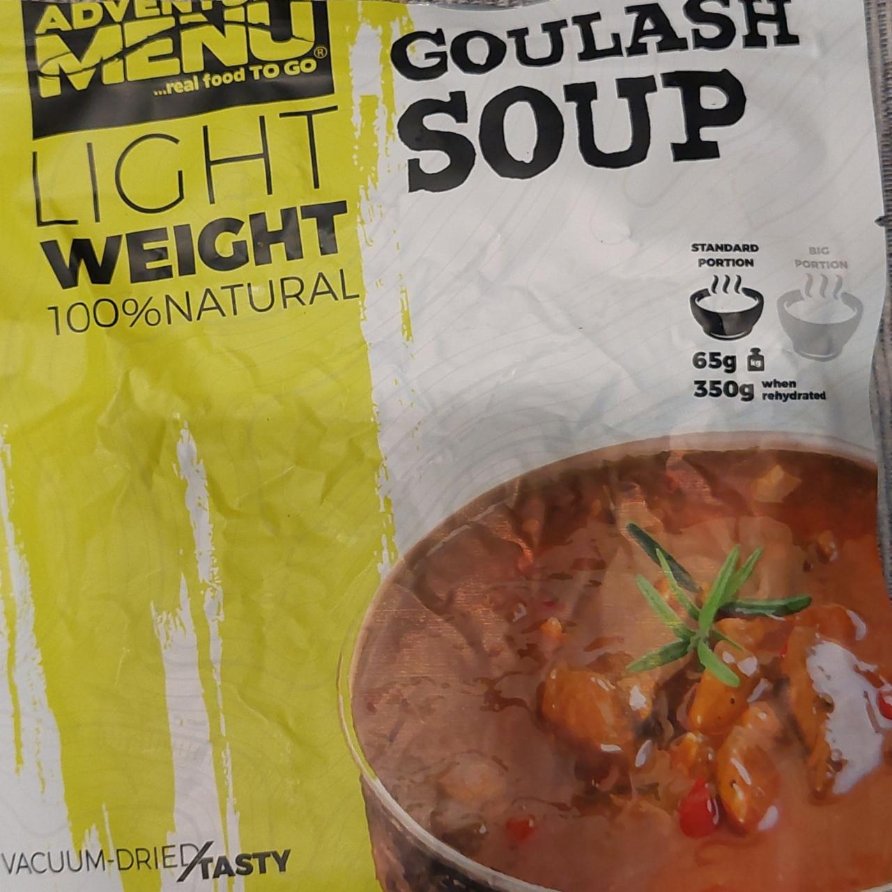 Fotografie - Goulash soup Light weight Adventure Menu