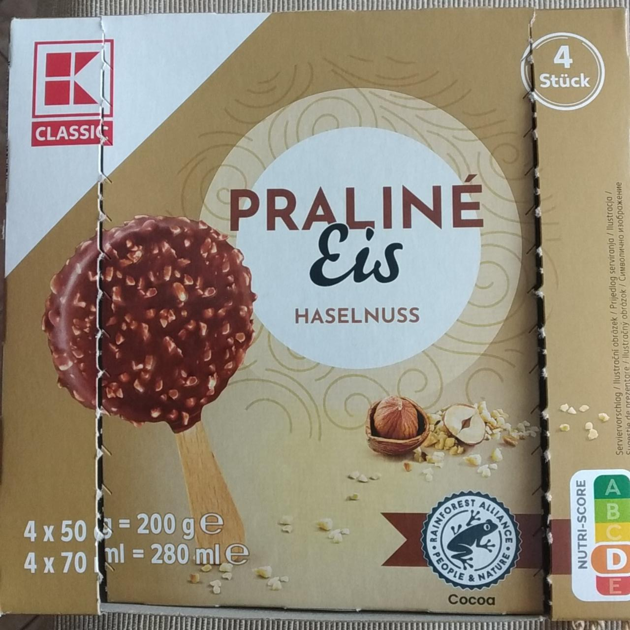 Fotografie - Praliné Eis haselnuss zmrzlina K-Classic