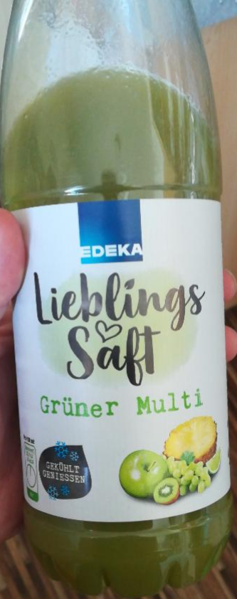 Fotografie - Lieblings Saft Grüner Multi Edeka