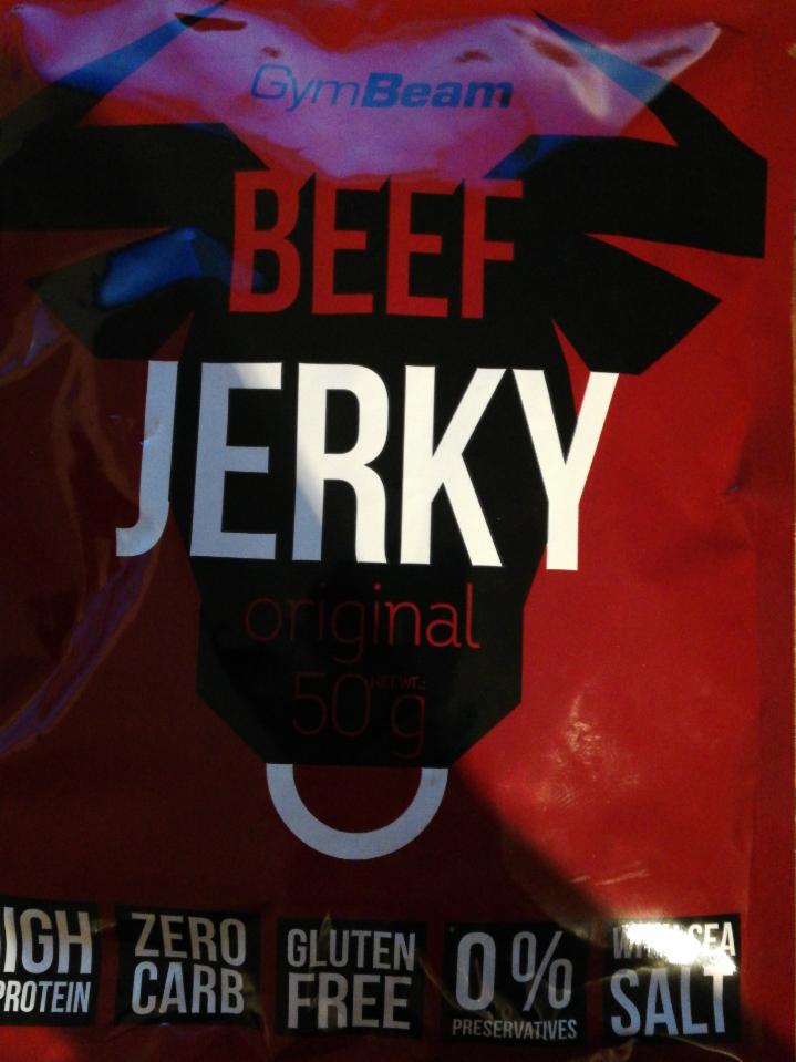 Fotografie - Beef Jerky original GymBeam