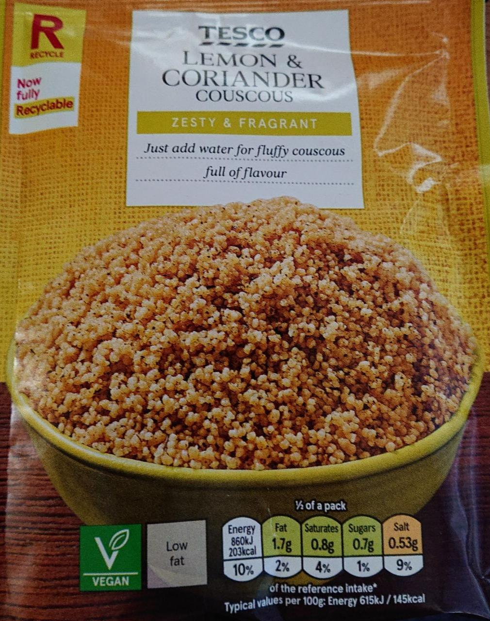 Fotografie - Lemon & coriander couscous Tesco