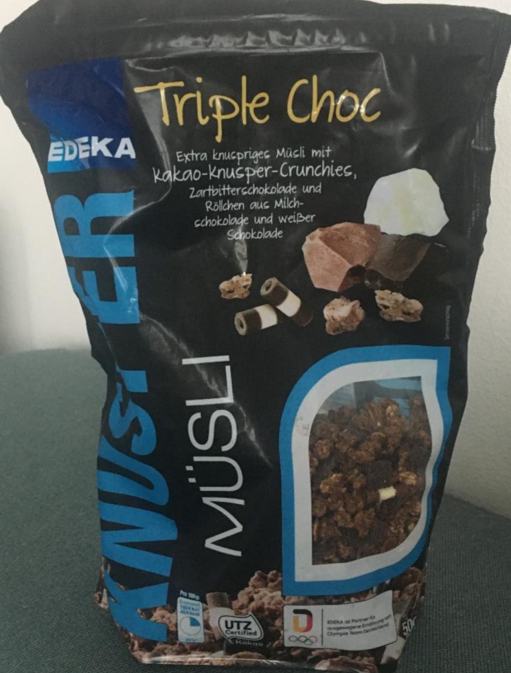 Fotografie - Knusper Müsli Triple Choc Edeka