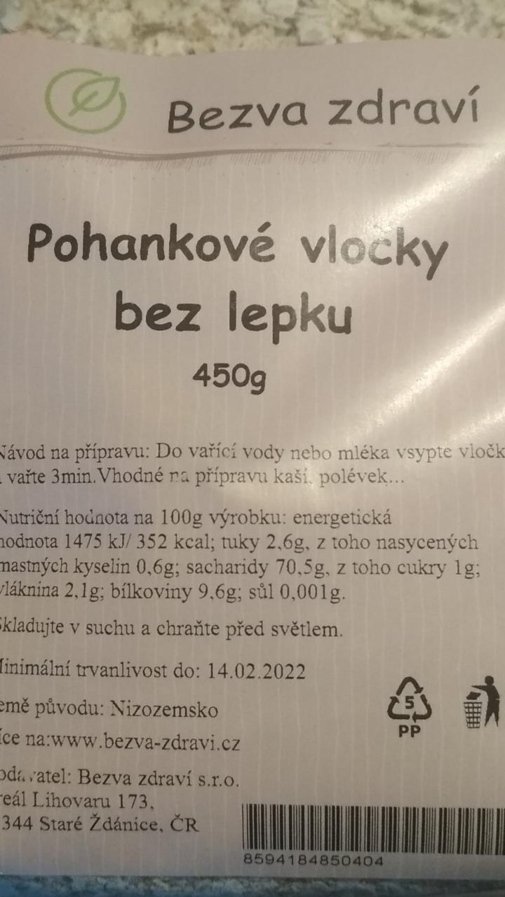 Fotografie - Pohankové vločky bez lepku Bezva zdraví