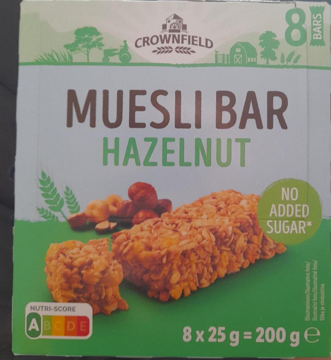 Fotografie - Muesli bar hazelnut Crownfield