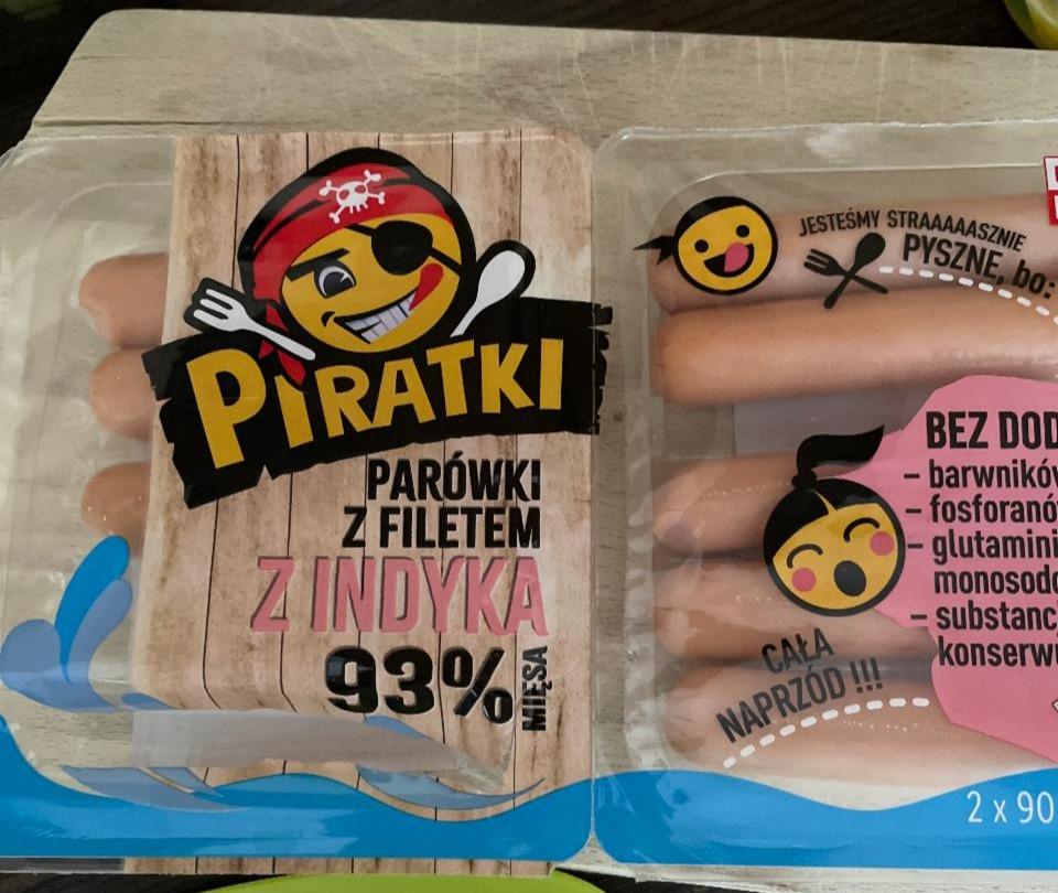 Fotografie - Parówki Piratki z indyka 93% Pikok