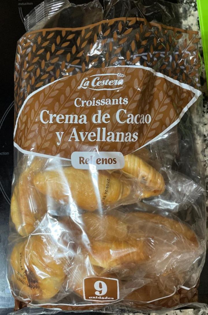 Fotografie - Croissants crema de cacao y avellanas La Cestera