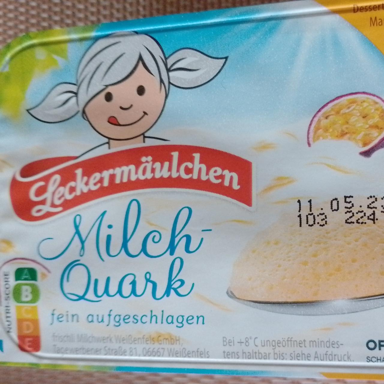 Fotografie - Milch-Quark Maracuja Pfirsichgeschmack Leckermäulchen