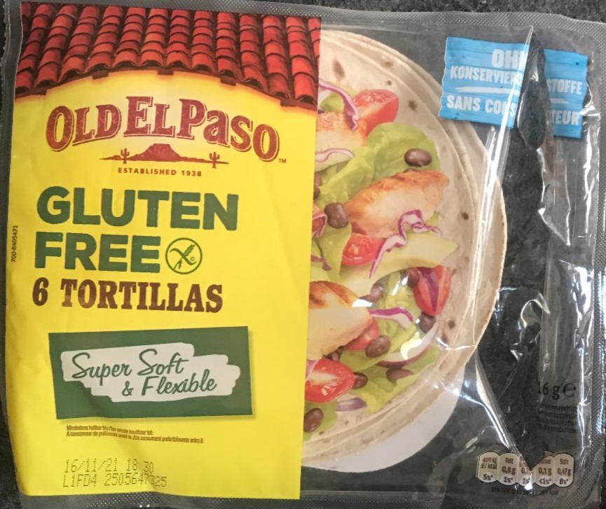 Fotografie - OLD EL PASO Gluten free 6 tortillas