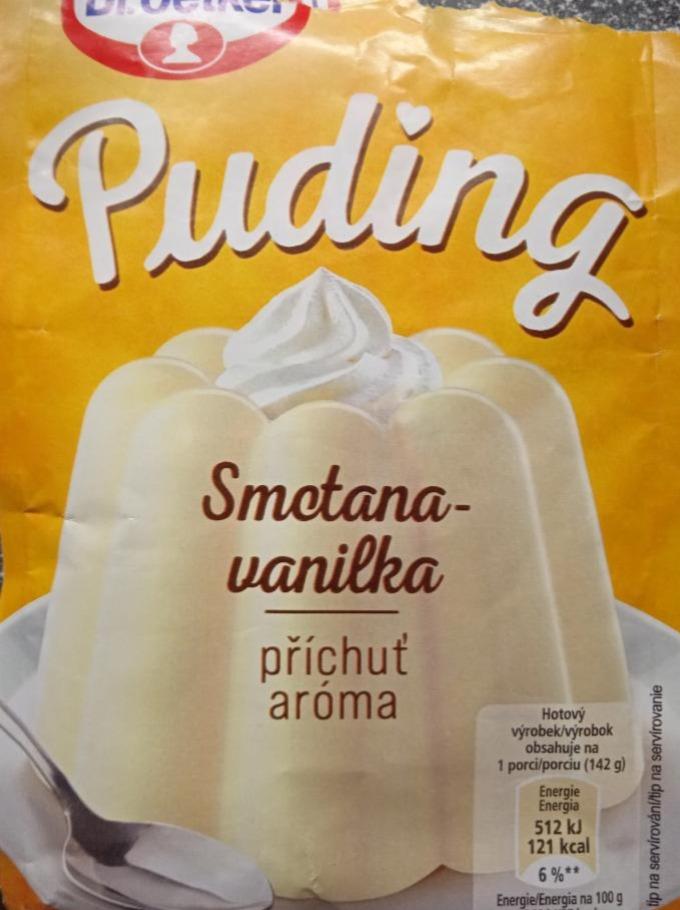 Fotografie - Puding Originál Smetana vanilka (hotový pokrm) Dr.Oetker