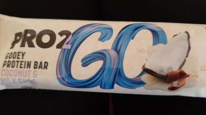 Fotografie - Gooey Protein Bar Coconut & Milk Choc - PRO 2GO