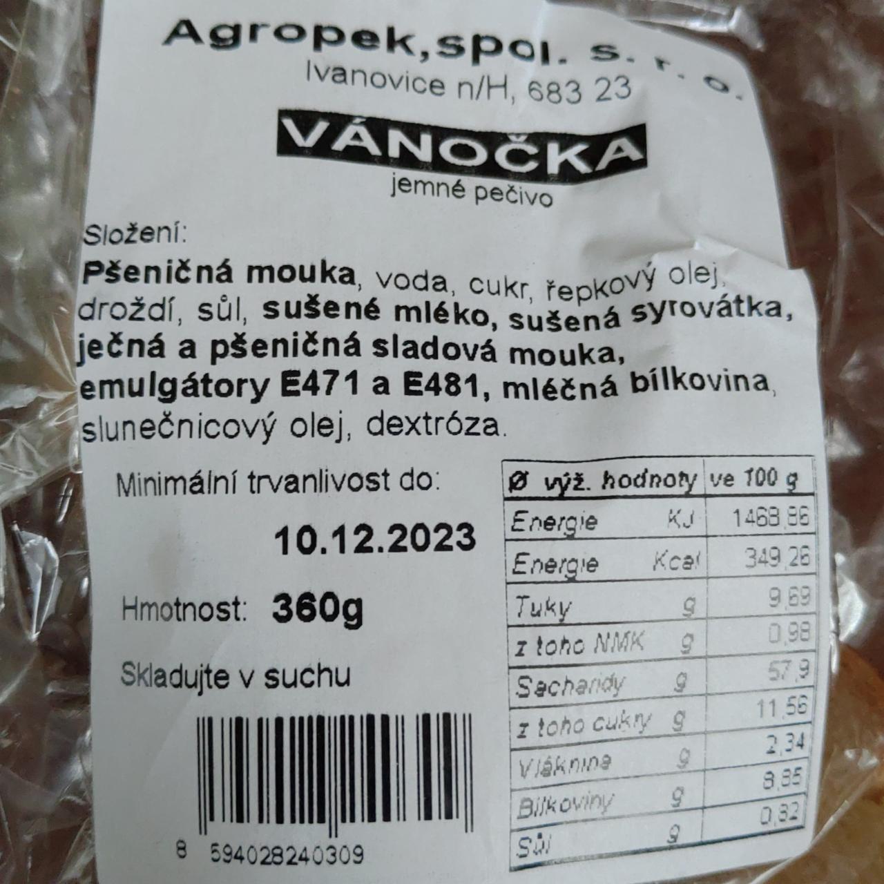 Fotografie - Vánočka Agropek