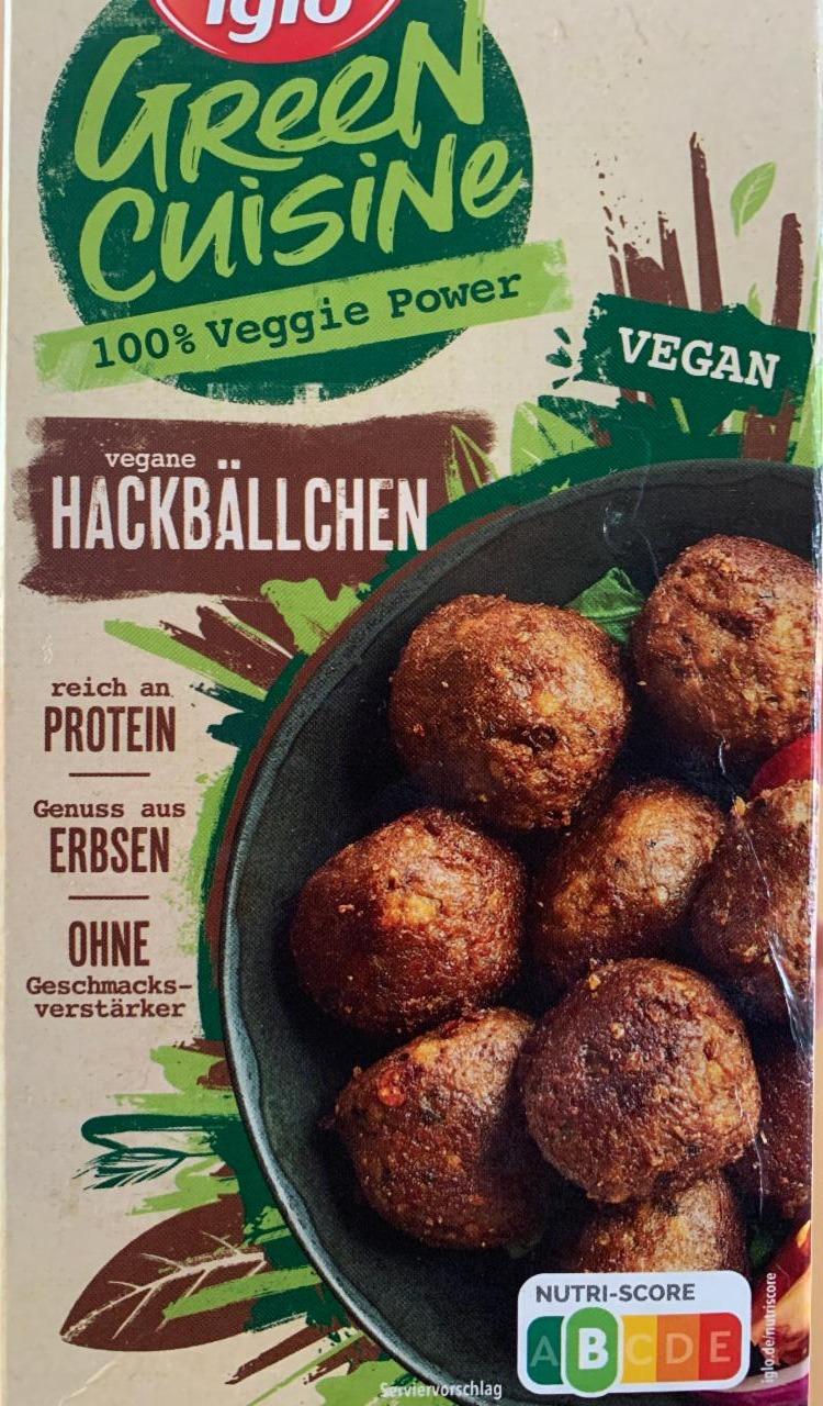 Fotografie - Green Cuisine vegane Hackbällchen Iglo