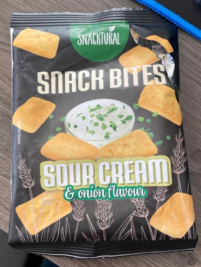 Fotografie - Snack Bites Sour Cream & Onion flavour Snacktural