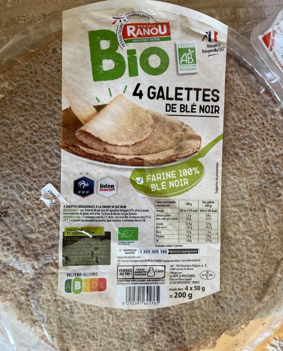 Fotografie - Bio 4 Galettes de blé noir Monique Ranou