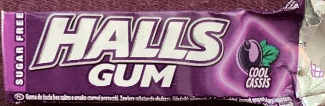 Fotografie - Halls Gum Sugar Free Cool Cassis