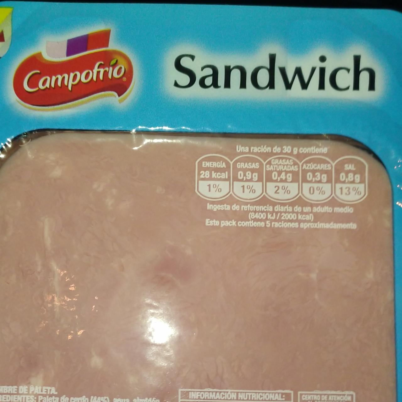 Fotografie - Sandwich Campofrio