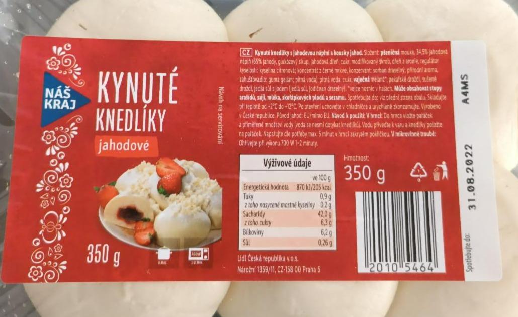 Fotografie - Kynuté knedlíky jahodové Náš kraj