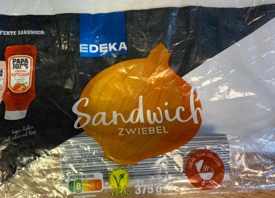 Fotografie - Sandwich zwiebel Edeka