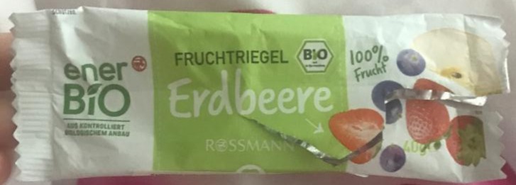 Fotografie - Fruchtriegel Erdbeere EnerBio