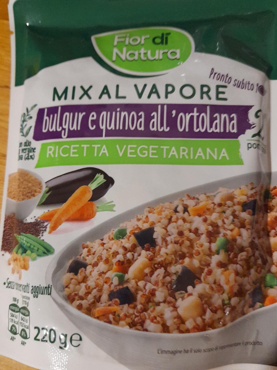 Fotografie - Mix al vapore bulgur e quinoa all'ortolana Fior di Natura