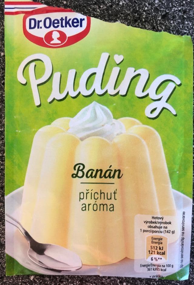 Fotografie - Puding Banán Dr.Oetker