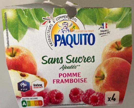 Fotografie - Pomme Framboise Sans Sucre Ajoutés Paquito