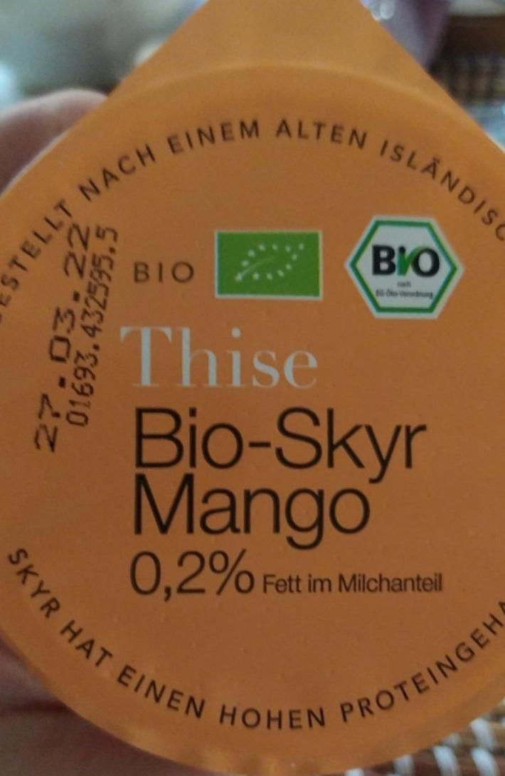 Fotografie - Bio-Skyr Mango 0,2% Fett Thise