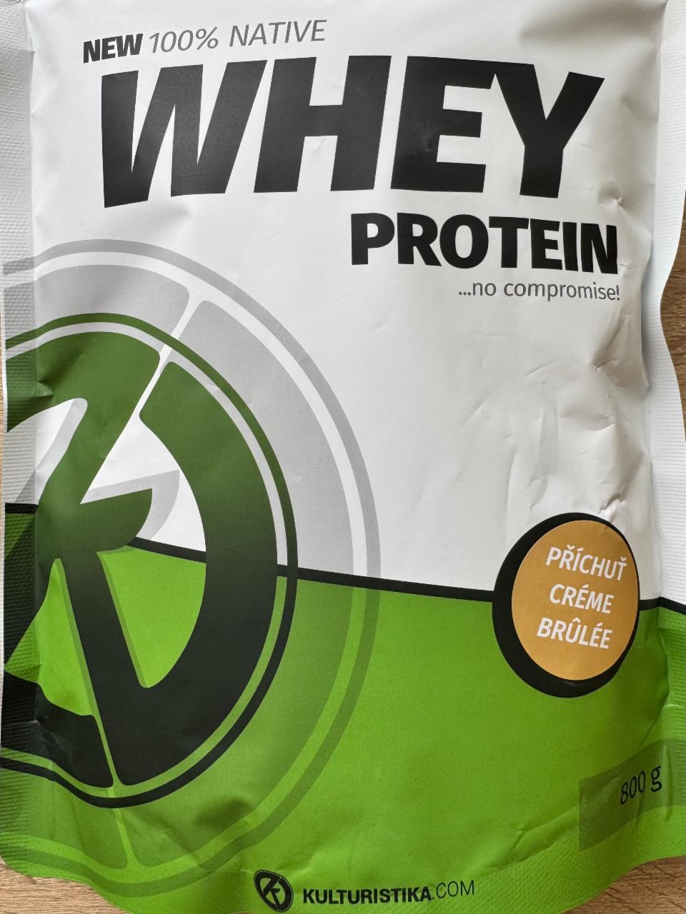 Fotografie - Whey protein příchuť créme brulée Kulturistika.com